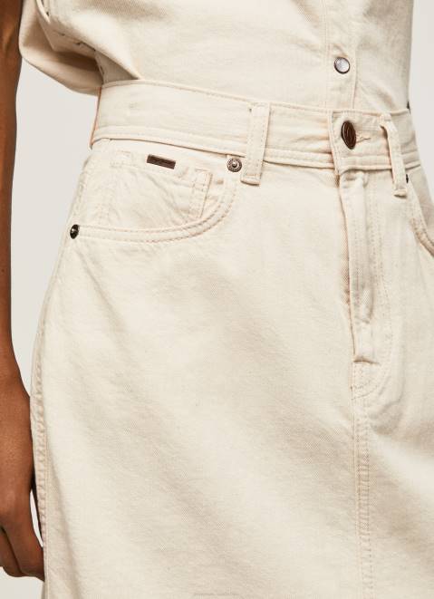 Pepe Jeans Regular Fit Denim Skirt Women Denim Z22X474