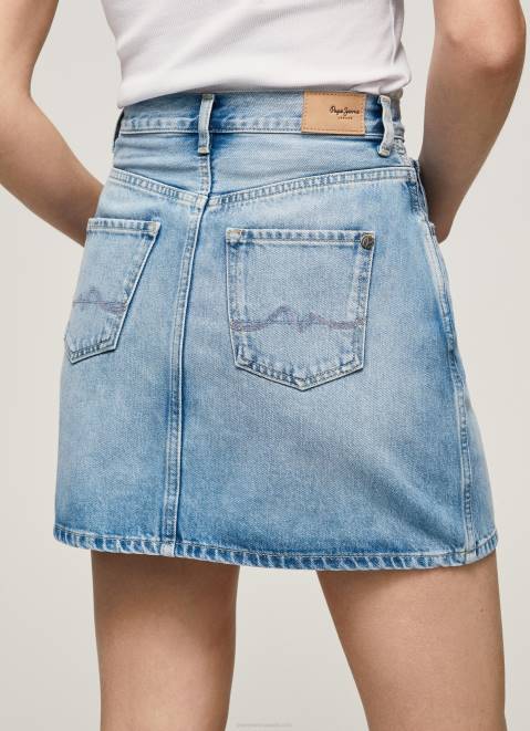 Pepe Jeans Regular Fit Denim Skirt Women Denim Z22X479
