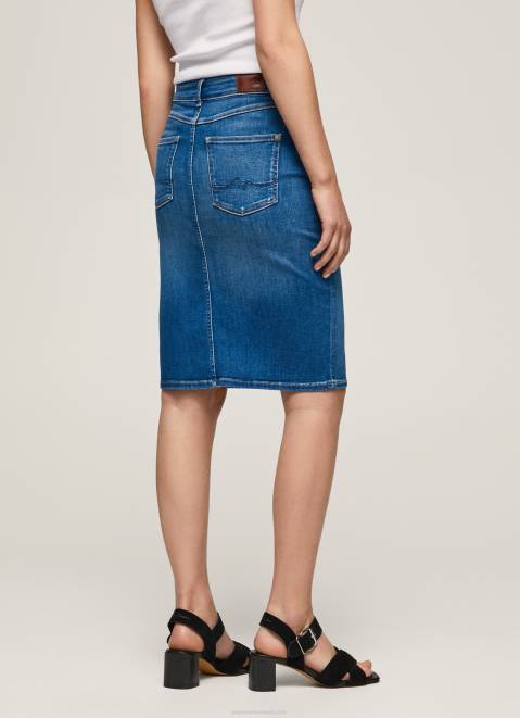 Pepe Jeans Regular Fit Denim Skirt Women Denim Z22X485