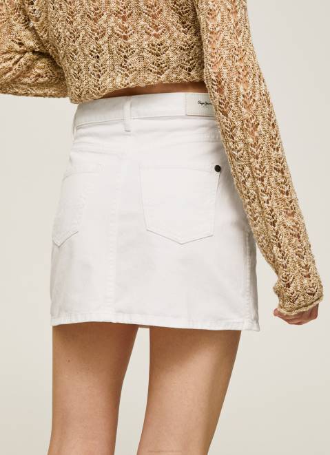 Pepe Jeans Regular Fit Denim Skirt Women Denim Z22X491