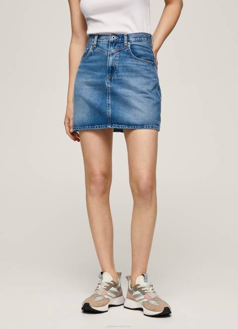 Pepe Jeans Regular Fit Denim Skirt Women Denim Z22X495