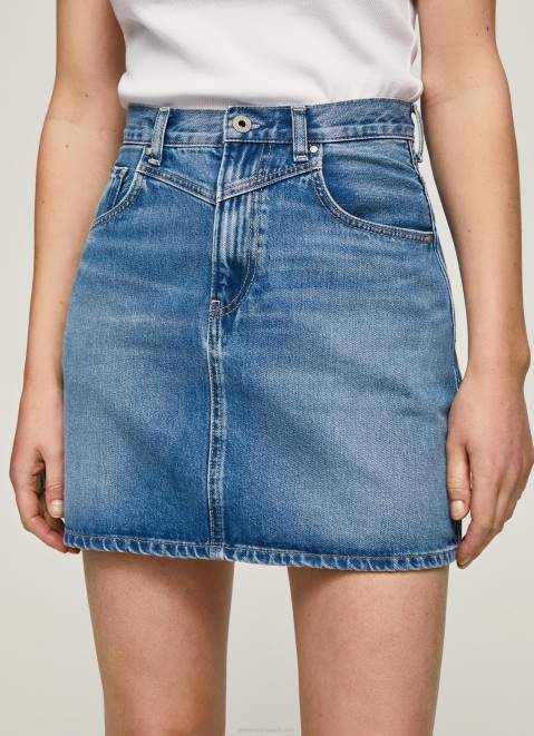 Pepe Jeans Regular Fit Denim Skirt Women Denim Z22X495