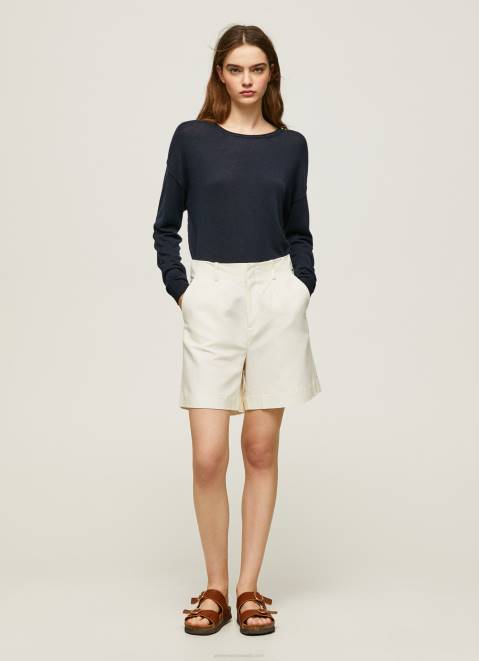 Pepe Jeans Relaxed Fit Boat Neck Jersey Women Dulwich Z22X254