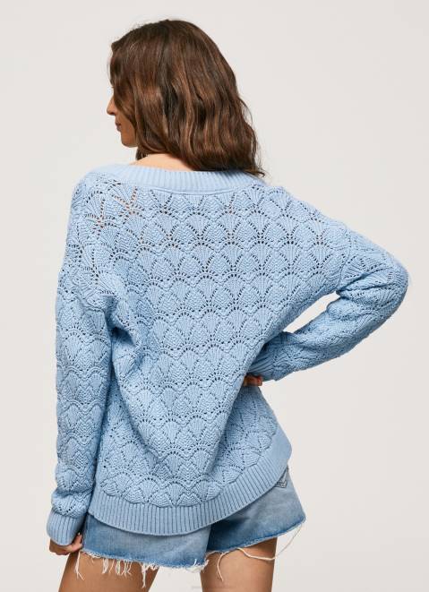 Pepe Jeans Relaxed Fit Openwork Jersey Women Bay Z22X229