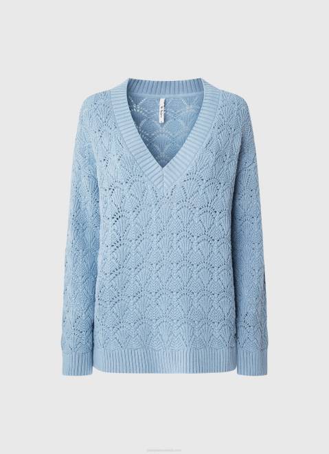 Pepe Jeans Relaxed Fit Openwork Jersey Women Bay Z22X229