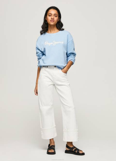 Pepe Jeans Logo Printed Jumper Women Bay Z22X275