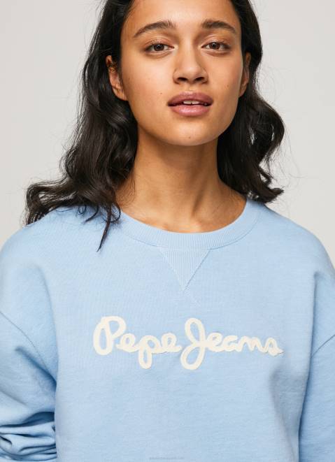 Pepe Jeans Logo Printed Jumper Women Bay Z22X275