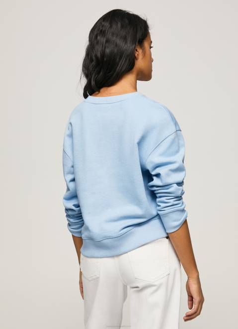 Pepe Jeans Logo Printed Jumper Women Bay Z22X275