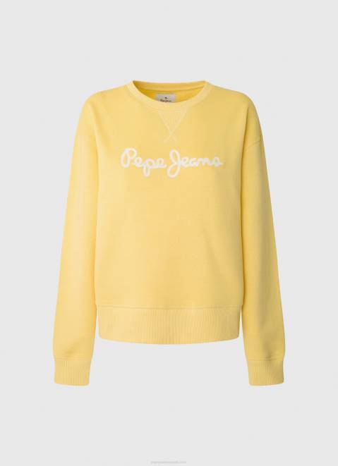 Pepe Jeans Logo Printed Jumper Women Shine Z22X273