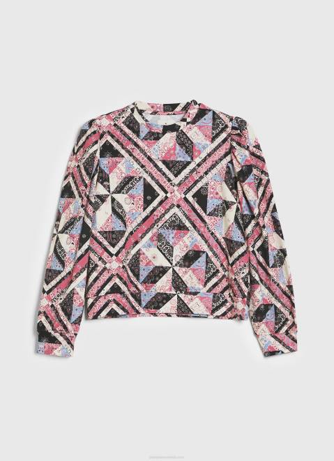 Pepe Jeans Patchwork Cotton Jumper Women Multi Z22X277