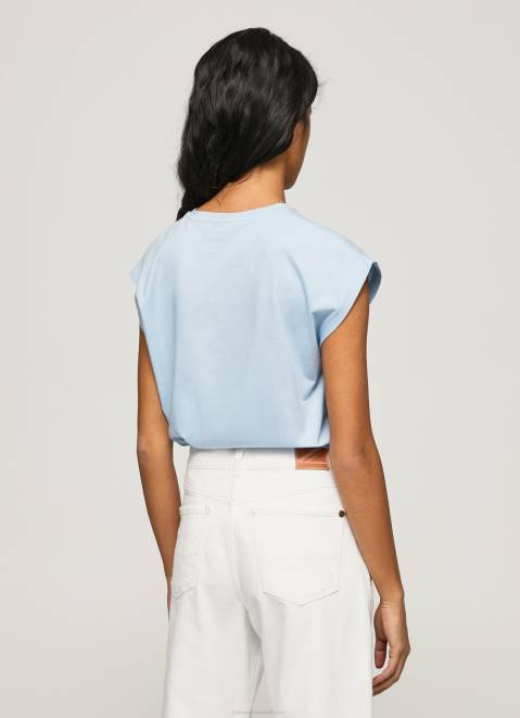 Pepe Jeans Bloom Basic T-Shirt With Logo Women Bay Z22X448