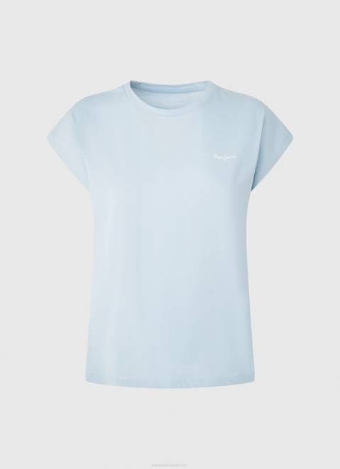 Pepe Jeans Bloom Basic T-Shirt With Logo Women Bay Z22X448