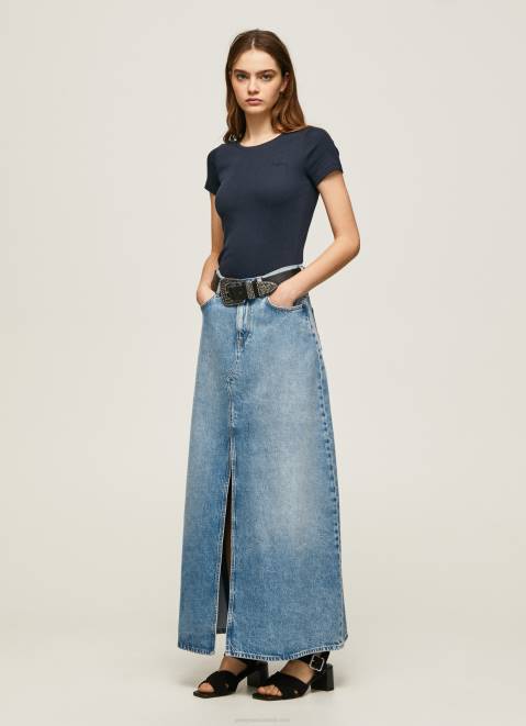 Pepe Jeans Cotton T-Shirt With Logo Women Dulwich Z22X417