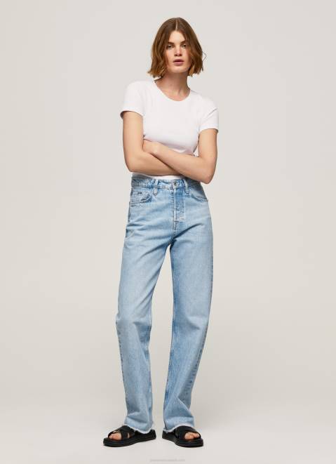Pepe Jeans Cotton T-Shirt With Logo Women White Z22X404