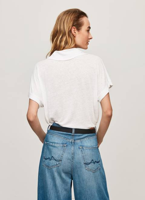 Pepe Jeans Polo Shirt Women White Z22X397