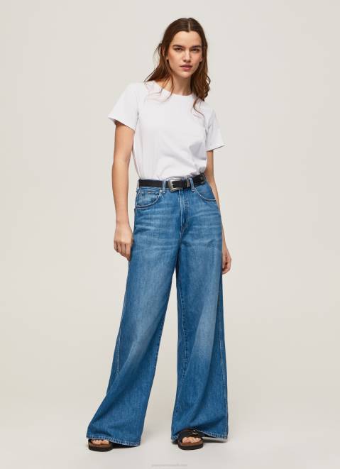 Pepe Jeans Short-Sleeved Cotton T-Shirt Women White Z22X420