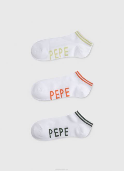 Pepe Jeans 3Pack Striped Socks Women Multi Z22X564