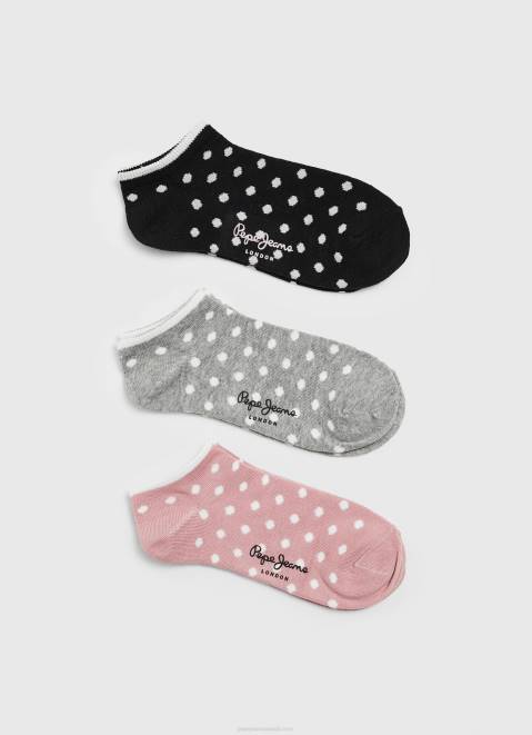 Pepe Jeans Bunty 3-Pack Socks Women Multi Z22X543