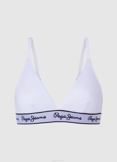 Pepe Jeans Classic Panty With Printed Logo Women White Z22X542