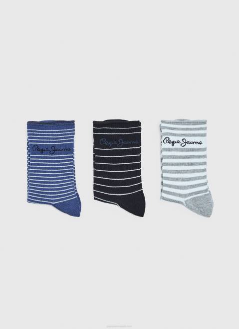 Pepe Jeans Tess 3-Pack Socks Women Multi Z22X559