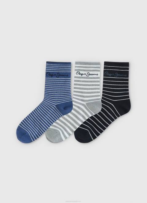 Pepe Jeans Tess 3-Pack Socks Women Multi Z22X559