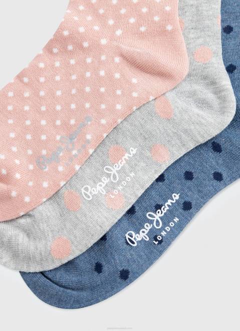 Pepe Jeans Yara 3-Pack Socks Women Multi Z22X557