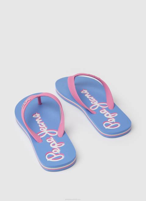 Pepe Jeans Bay Beach Flip Flops Women Bright Pink Z22X707