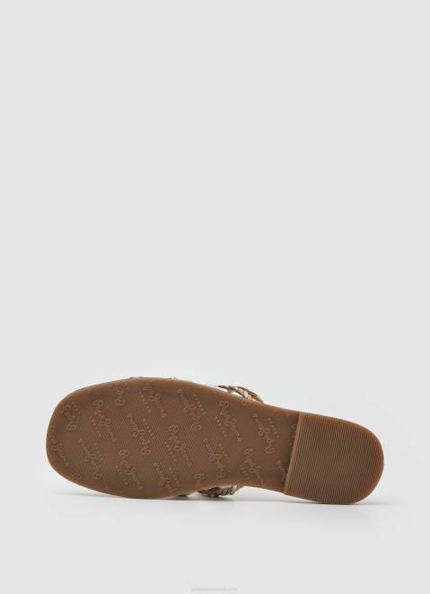 Pepe Jeans Irma Multistraps Leather Sandals Women Bare Z22X662