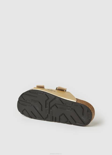 Pepe Jeans Oban Claic Anatomical Sandals Women Golden Z22X674