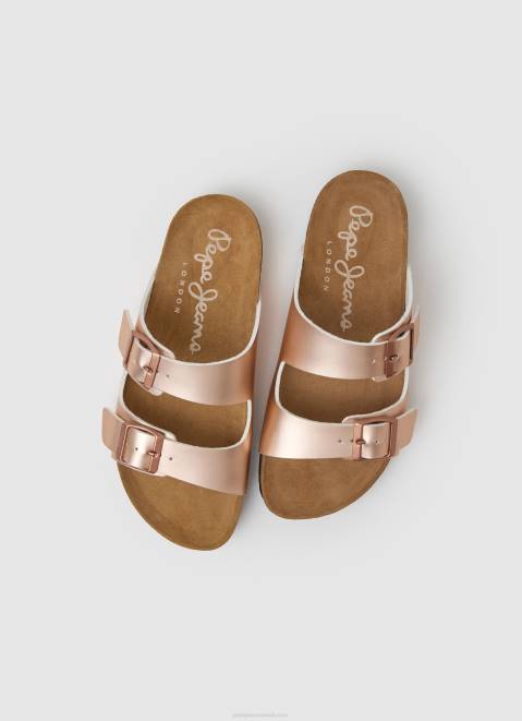 Pepe Jeans Oban Claic Anatomical Sandals Women Maple Sugar Z22X675