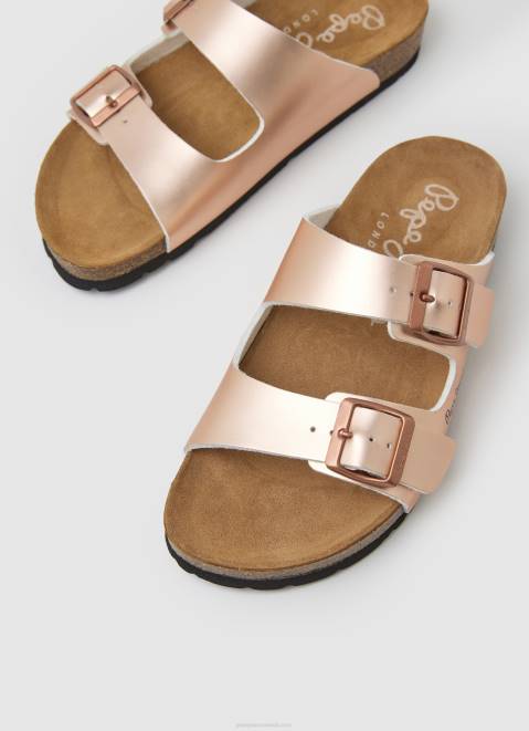 Pepe Jeans Oban Claic Anatomical Sandals Women Maple Sugar Z22X675