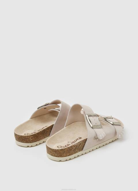 Pepe Jeans Oban Etnic Leather Sandals Women Nude Z22X672