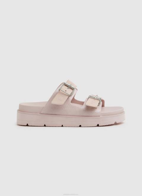 Pepe Jeans Pola Park Double Buckle Sandals Women Light Pink Z22X669