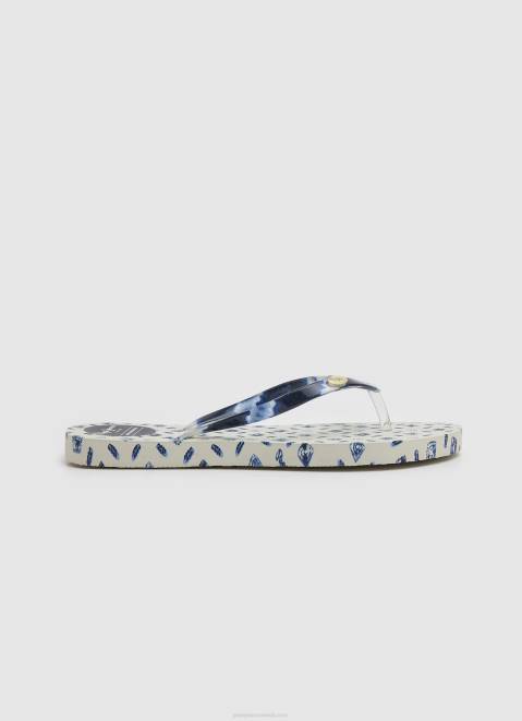 Pepe Jeans Rake Blue Beach Beach Flip Flops Women Mousse Z22X699