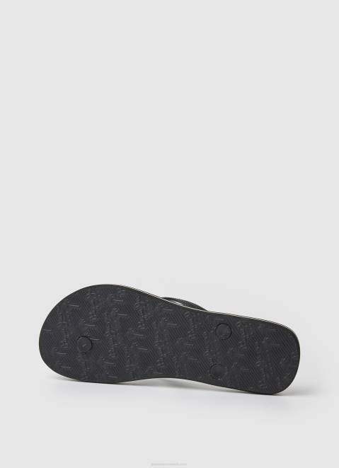 Pepe Jeans Rake Letters Beach Flip Flops Women Black Z22X697