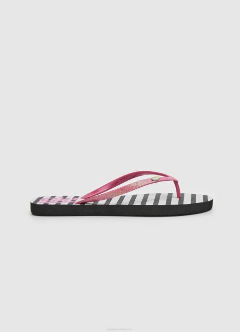 Pepe Jeans Rake Love Beach Flip Flops Women Black Z22X706