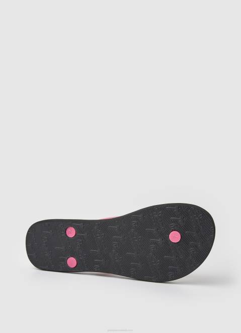 Pepe Jeans Rake Love Beach Flip Flops Women Black Z22X706
