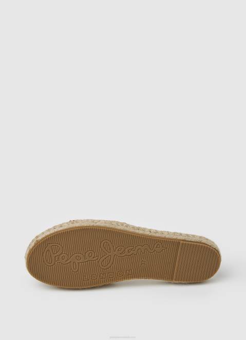 Pepe Jeans Siva Berry Leather Sandals Women Cognac Z22X682