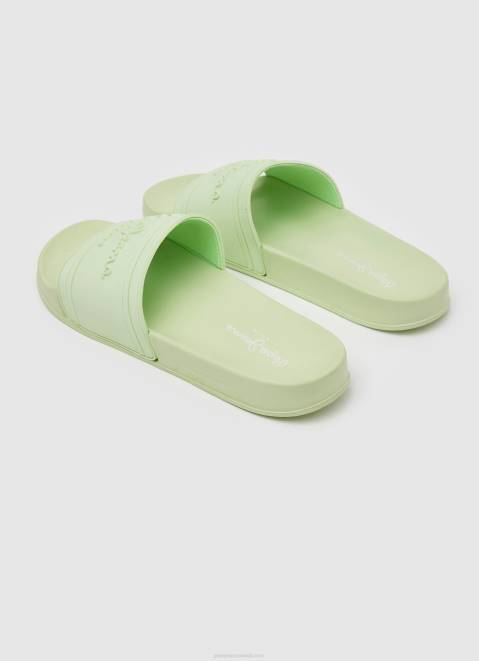 Pepe Jeans Slider Logo Beach Flip Flops Women Fresh Green Z22X688