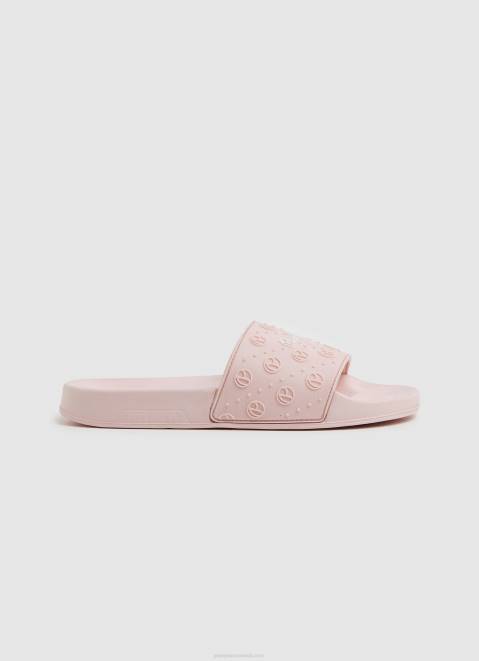 Pepe Jeans Slider Plain Beach Flip Flops Women Light Pink Z22X689