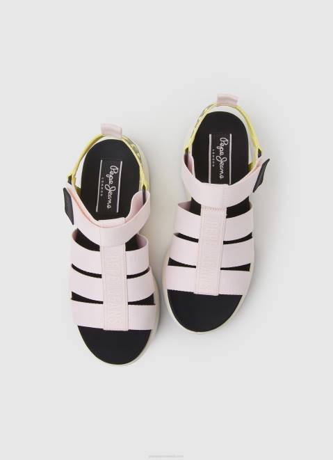 Pepe Jeans Venus Point Trek Sandals Women Light Pink Z22X685