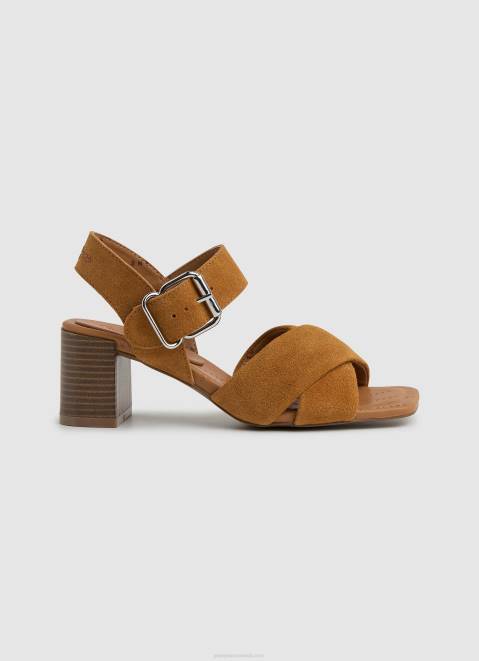 Pepe Jeans Altea Basic Suede Sandals Women Cognac Z22X649