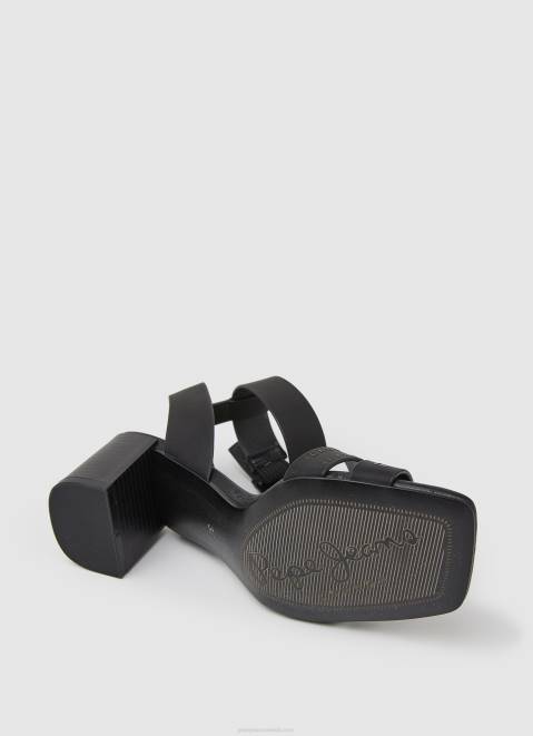 Pepe Jeans Altea Young Block Sandals Women Black Z22X641