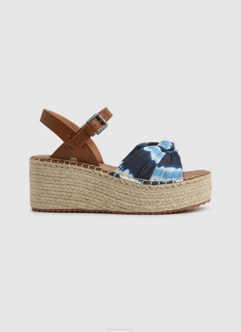 Pepe Jeans Witney Dye Wedge Sandals Women Deep Sea Z22X644
