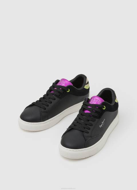 Pepe Jeans Adams Ari Basic Sneakers Women Black Z22X613