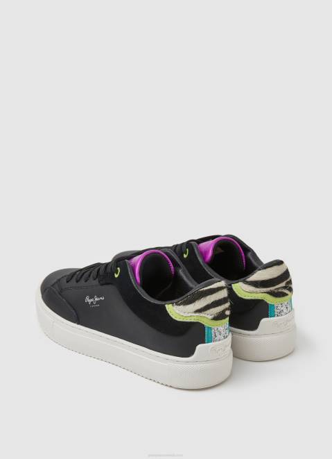 Pepe Jeans Adams Ari Basic Sneakers Women Black Z22X613