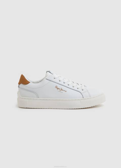 Pepe Jeans Adams Basic Leather Sneakers Women White Z22X585