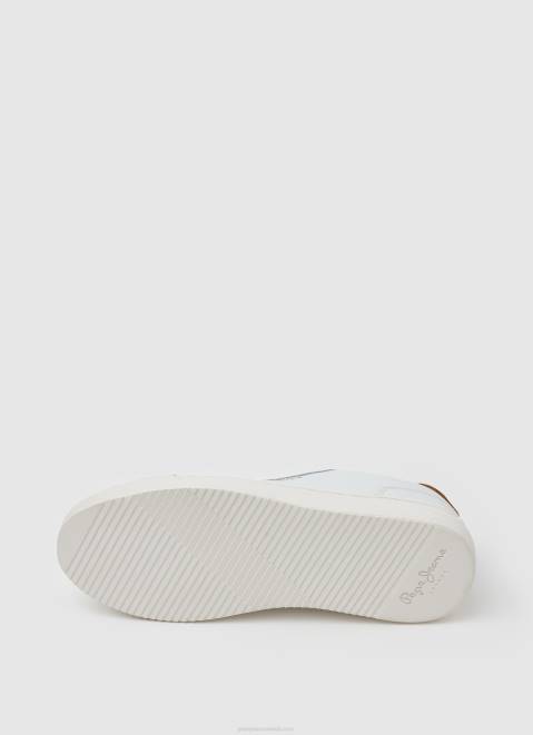 Pepe Jeans Adams Basic Leather Sneakers Women White Z22X585