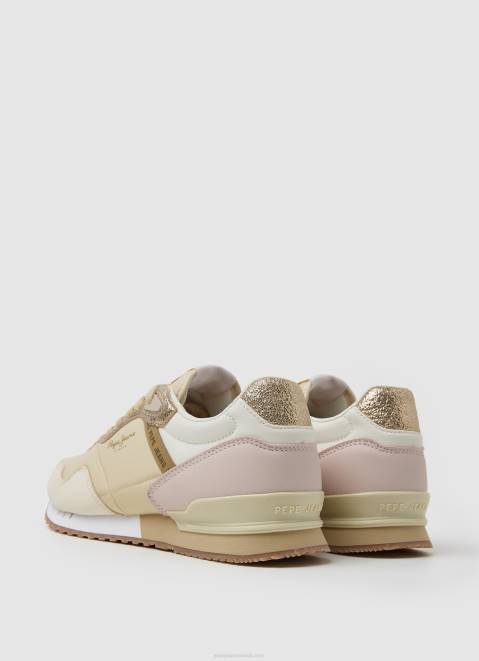 Pepe Jeans Albal London Running Sneakers Women Gold Z22X609