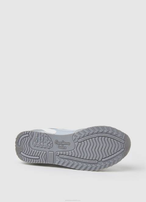 Pepe Jeans Albal London Running Sneakers Women Silver Z22X610